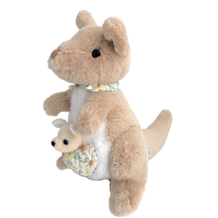 Kangaroo Mama Roo & Joey  9.8 Inch