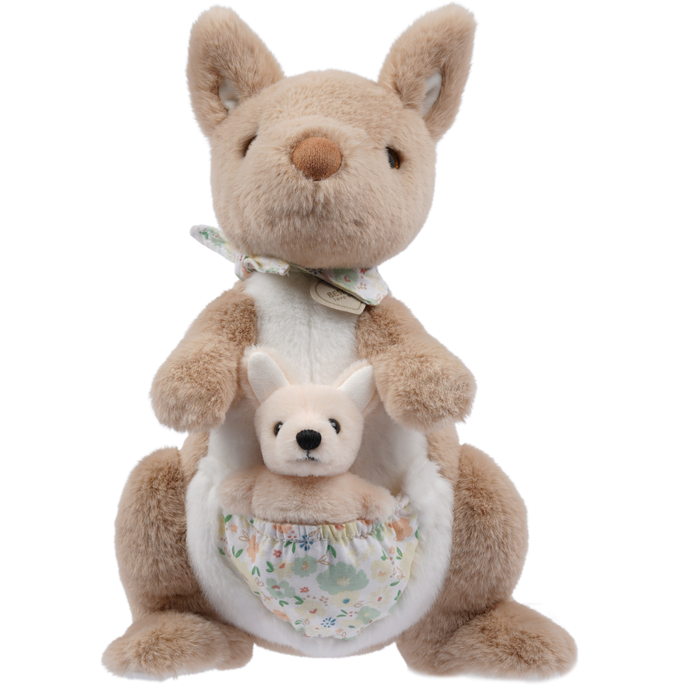 Kangaroo Mama Roo & Joey  9.8 Inch